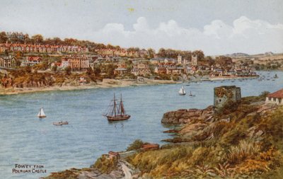 Fowey, depuis le château de Polruan - Alfred Robert Quinton